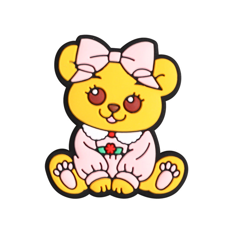 DIY high-appearation-level cartoon silicone beads, animal butterfly bird focal bead