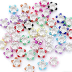 Multicolor Floral Wreath Ring Beads