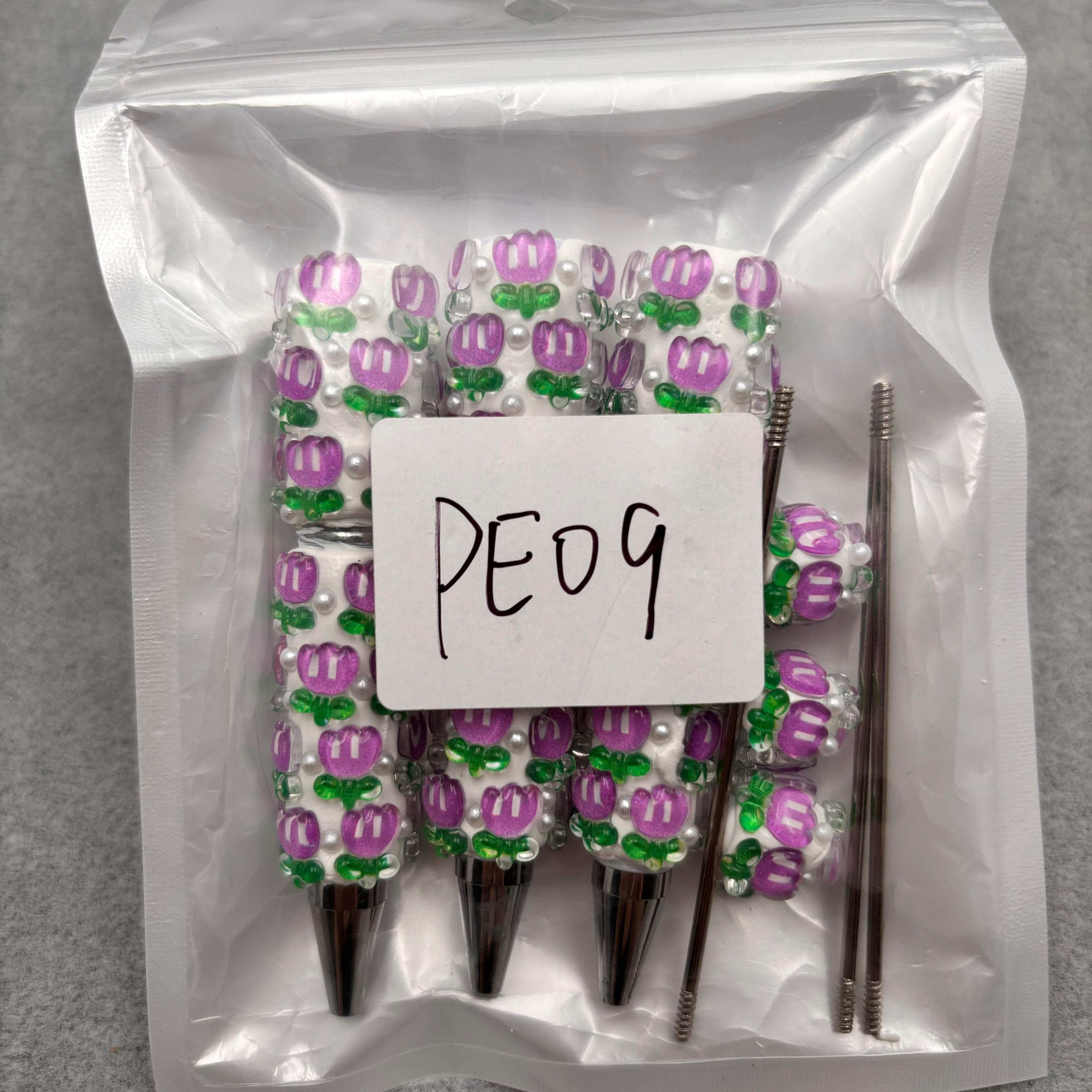 3pcs  Rhinestone Beadable Pens  PE