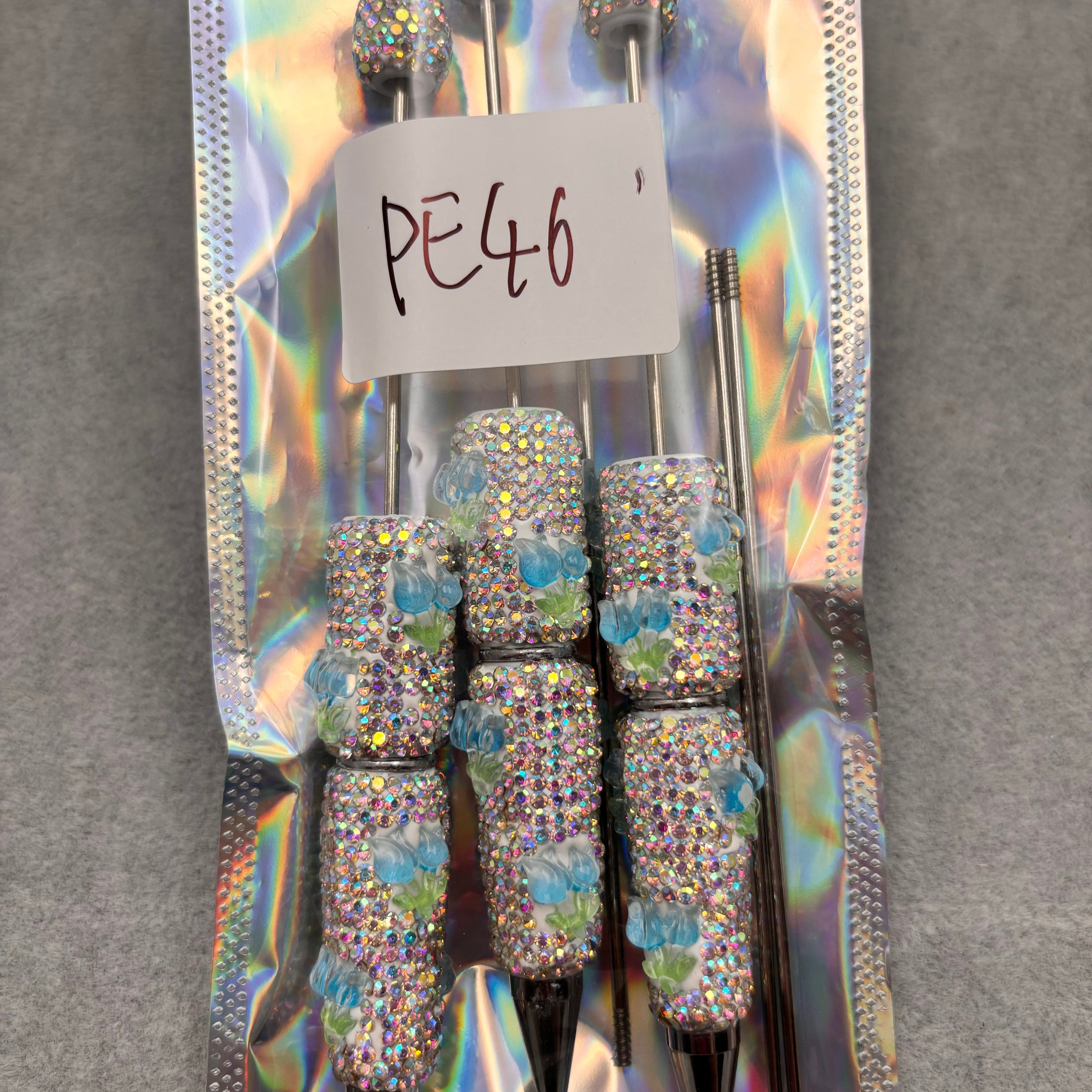 3pcs  Rhinestone Beadable Pens  PE
