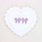 Kimhatter Alloy Butterfly Bow Charm Bead with Straight Ho 2pcs/bag