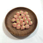 20pcs  Rhinestone Beadable Strawberry