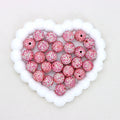 16mm Stardust Diamond Ball Polymer Clay Beads with Straight Hole