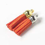 Velvet Tassel Charms | 3cm Mini Fringe Pendants for DIY Jewelry, Keychains, Bag Decor & Bohemian Crafts 30pcs/bag