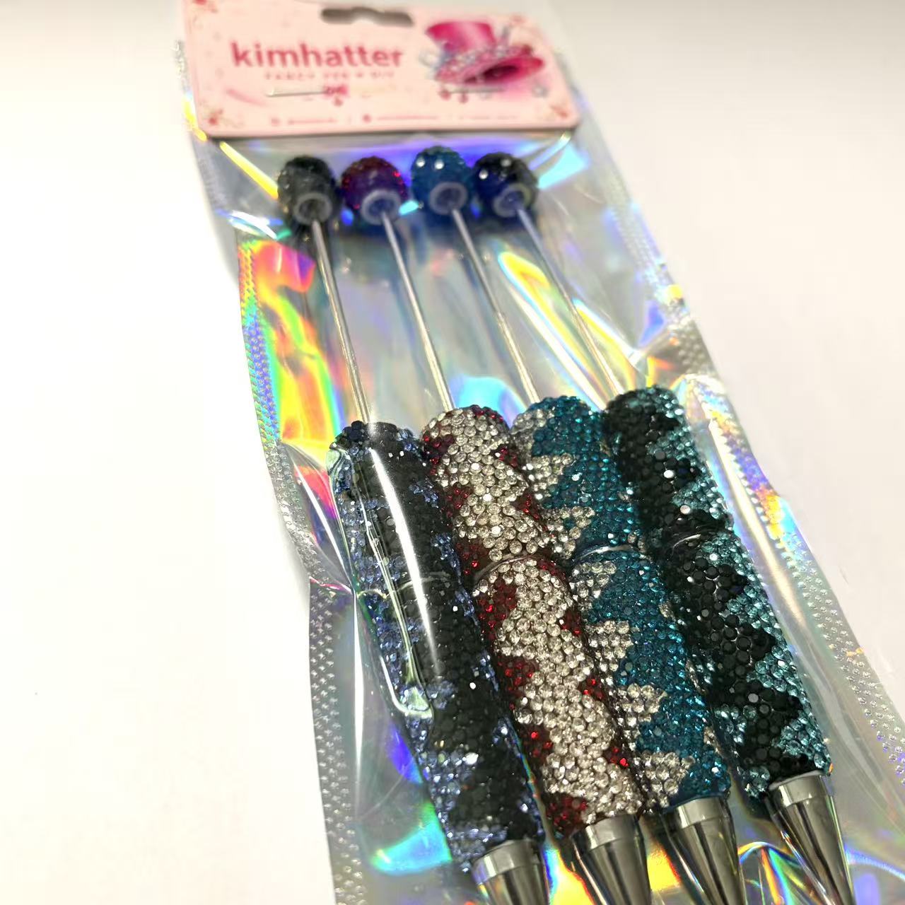 4pcs Rhinestone Beadable Pens