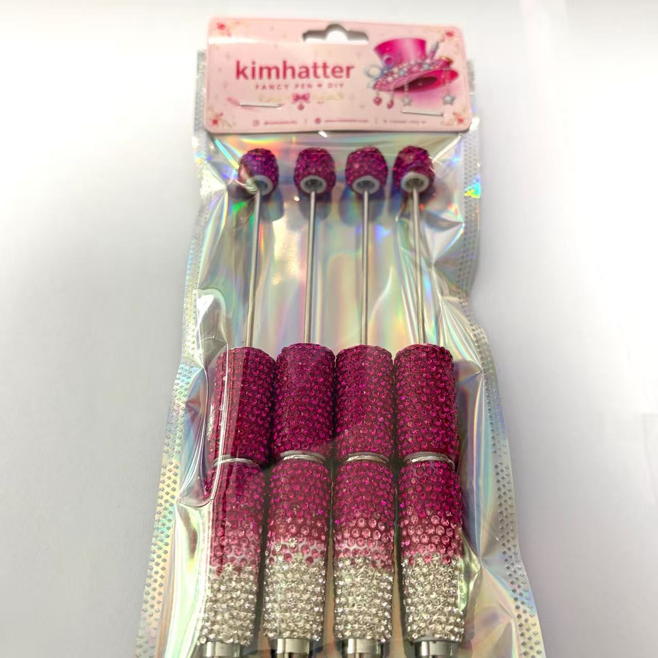 4pcs Rhinestone Beadable Pens
