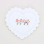 Kimhatter Alloy Butterfly Bow Charm Bead with Straight Ho 2pcs/bag