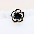 Kimhatter Heavy Duty Double-Sided Alloy Rose Flower Diamond Ball Bead