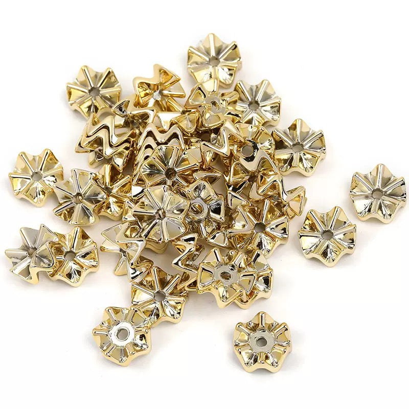 Acrylic Wave Pattern Layering Spacer Beads