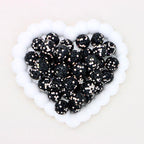 16mm Stardust Diamond Ball Polymer Clay Beads with Straight Hole