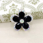 Kimhatter Heavy Duty Crystalline Five-Petal Flower Alloy Bead with Straight Hole