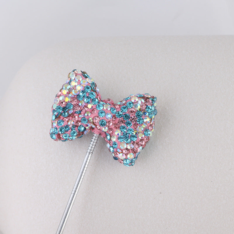 Kimhatter Bow Rhinestone Beads for Beadable Pen 3PCS/BAG (KHR03)