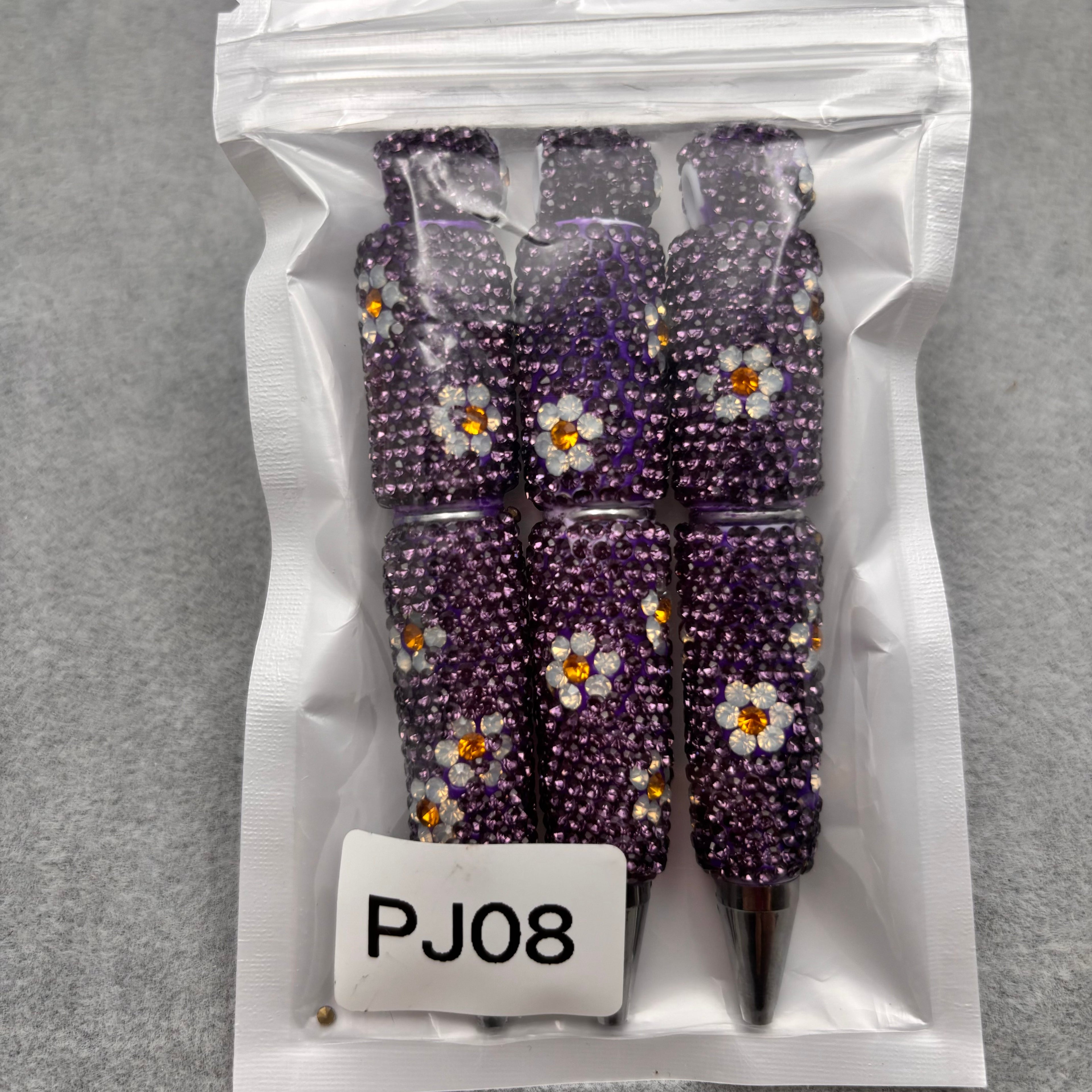 3pcs  Rhinestone Beadable Pens  PJ
