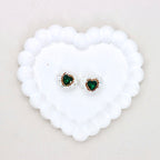 Kimhatter Pearl Heart Diamond Ball Beads with Straight Hole