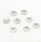 14K/18K Gold Plated Pearl Bead Caps & Flower Spacers 100pcs/bag