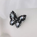 Kimhatter Rainbow Butterfly Polymer Clay Bead with Diamond Ball