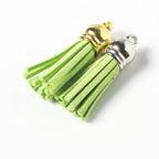 Velvet Tassel Charms | 3cm Mini Fringe Pendants for DIY Jewelry, Keychains, Bag Decor & Bohemian Crafts 30pcs/bag