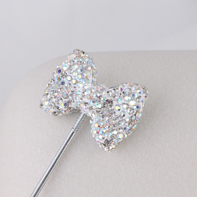Kimhatter Bow Rhinestone Beads for Beadable Pen 3PCS/BAG (KHR03)