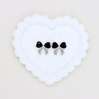 Kimhatter Alloy Butterfly Bow Charm Bead with Straight Ho 2pcs/bag