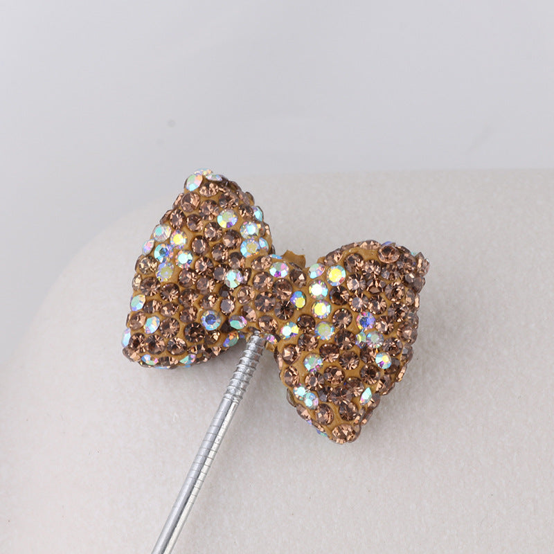 Kimhatter Bow Rhinestone Beads for Beadable Pen 3PCS/BAG (KHR03)