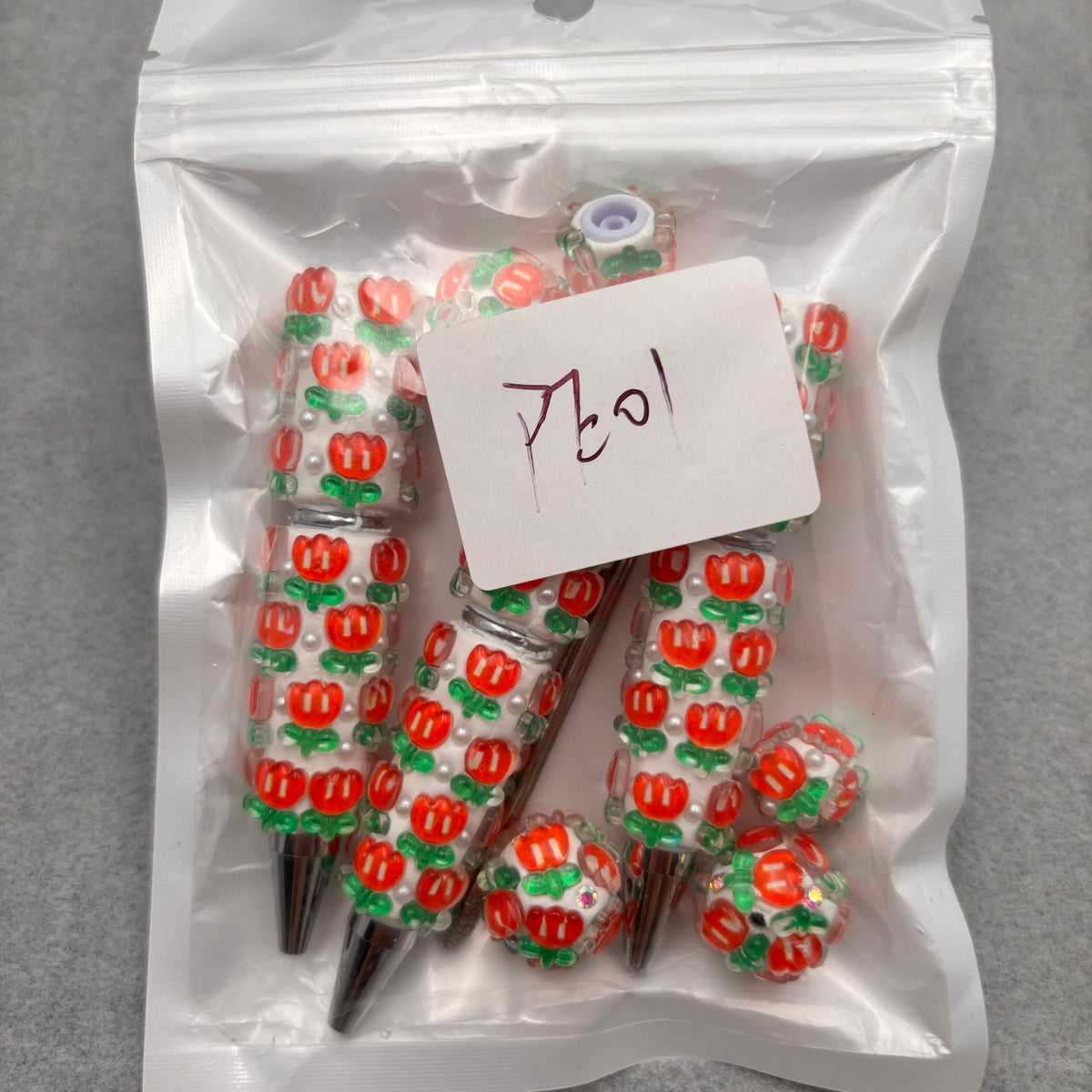 3pcs  Rhinestone Beadable Pens  PE