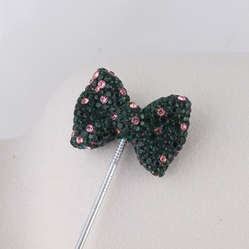 Kimhatter Bow Rhinestone Beads for Beadable Pen 3PCS/BAG (KHR03)