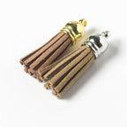 Velvet Tassel Charms | 3cm Mini Fringe Pendants for DIY Jewelry, Keychains, Bag Decor & Bohemian Crafts 30pcs/bag