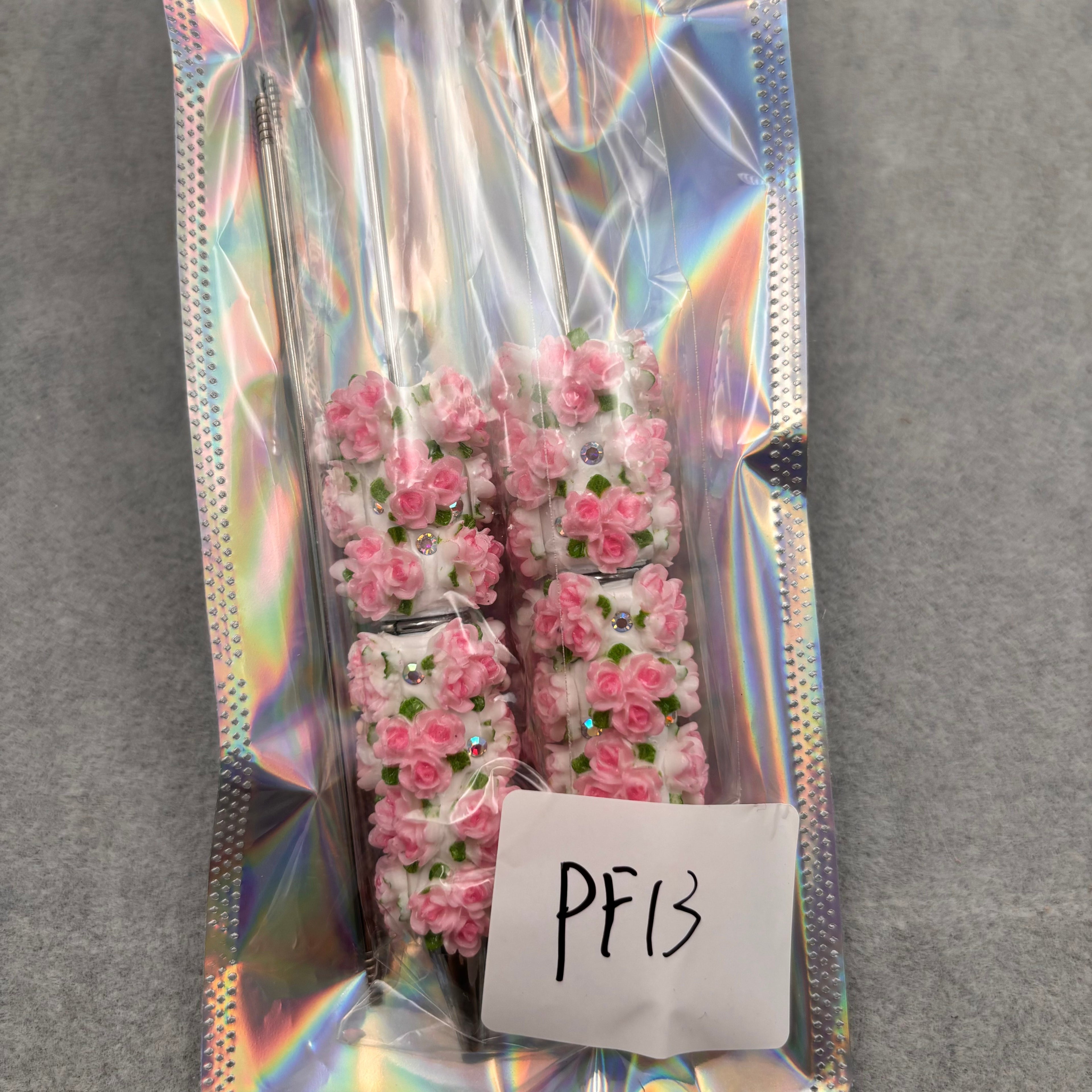 2pcs  Rhinestone Beadable Pens  PF