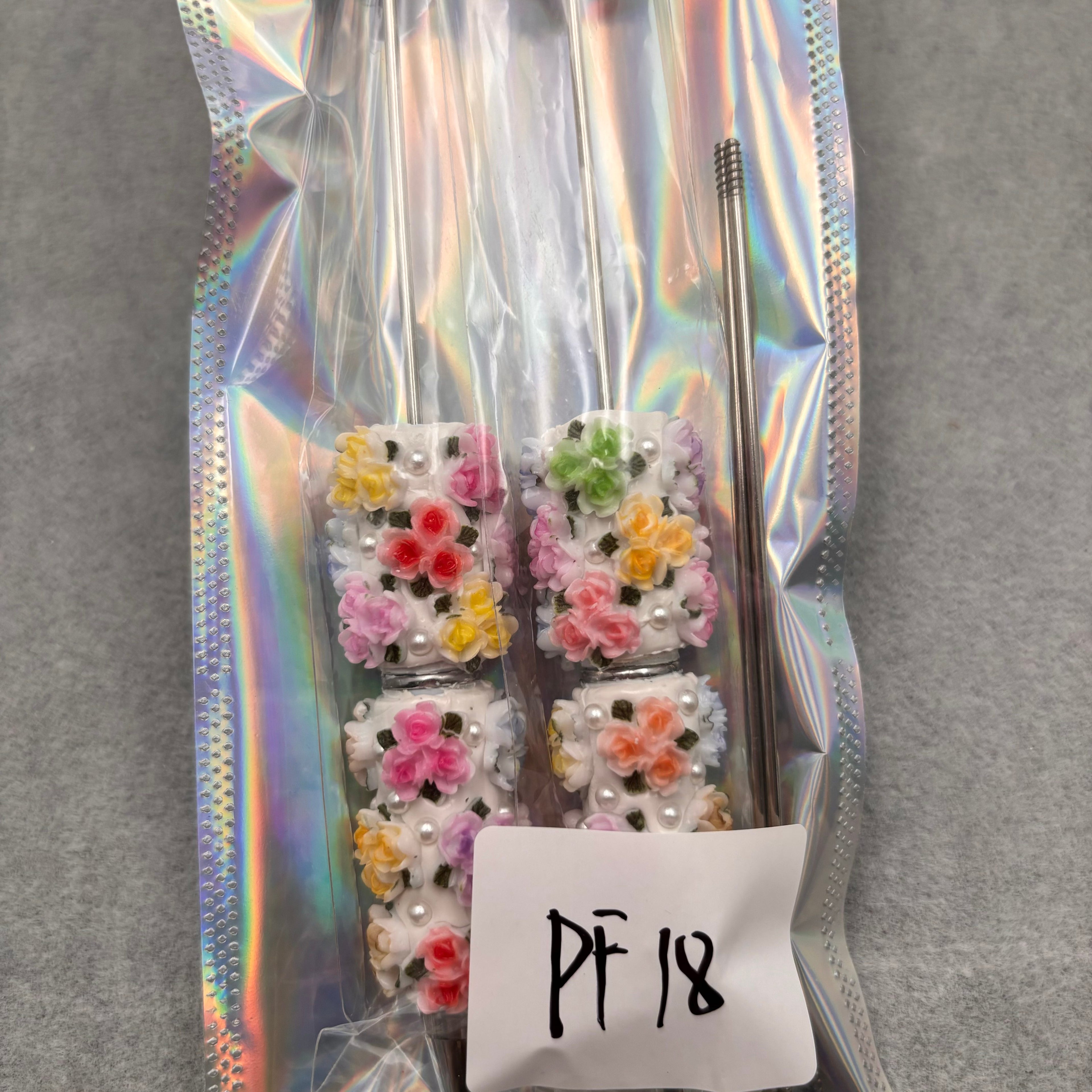 2pcs  Rhinestone Beadable Pens  PF