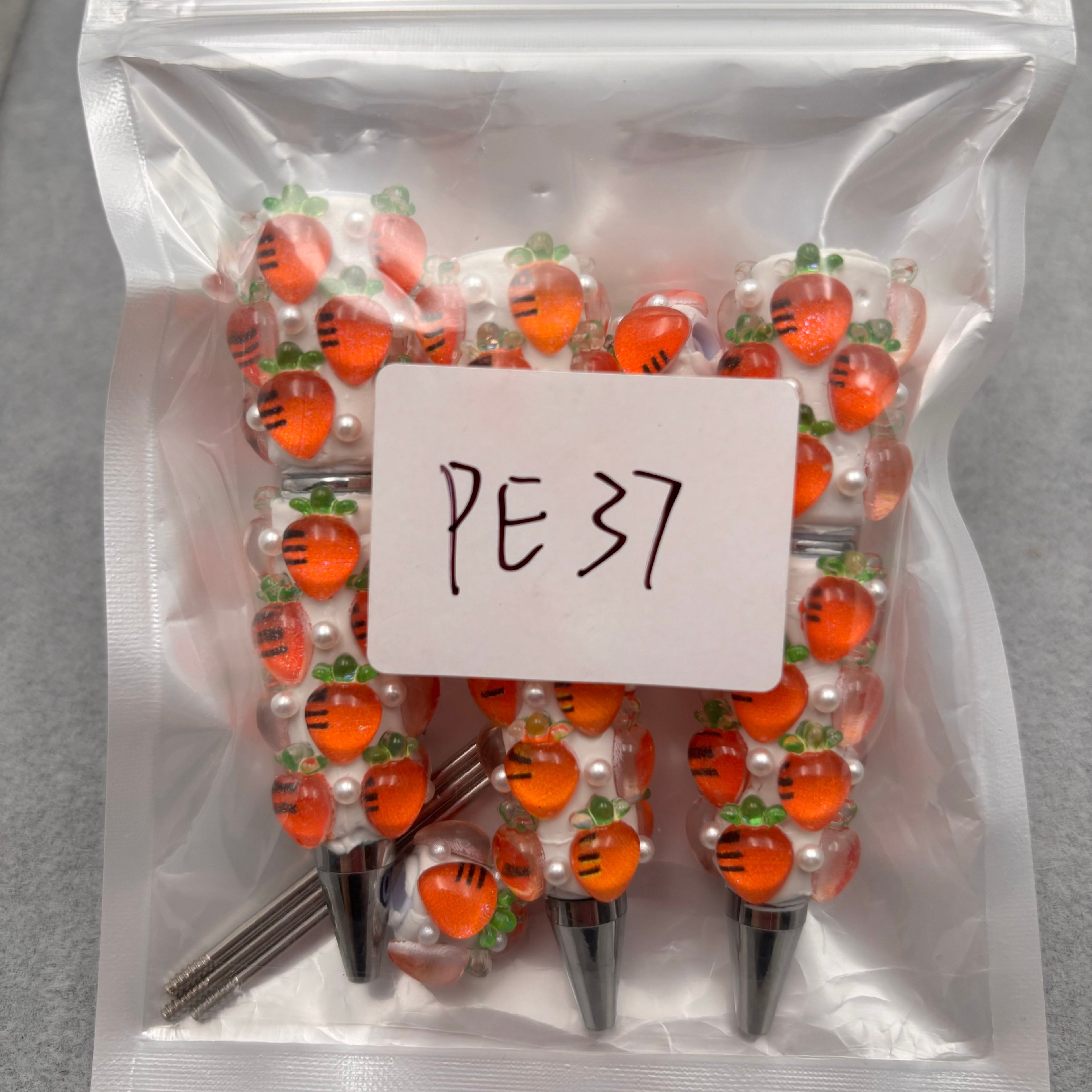 3pcs  Rhinestone Beadable Pens  PE