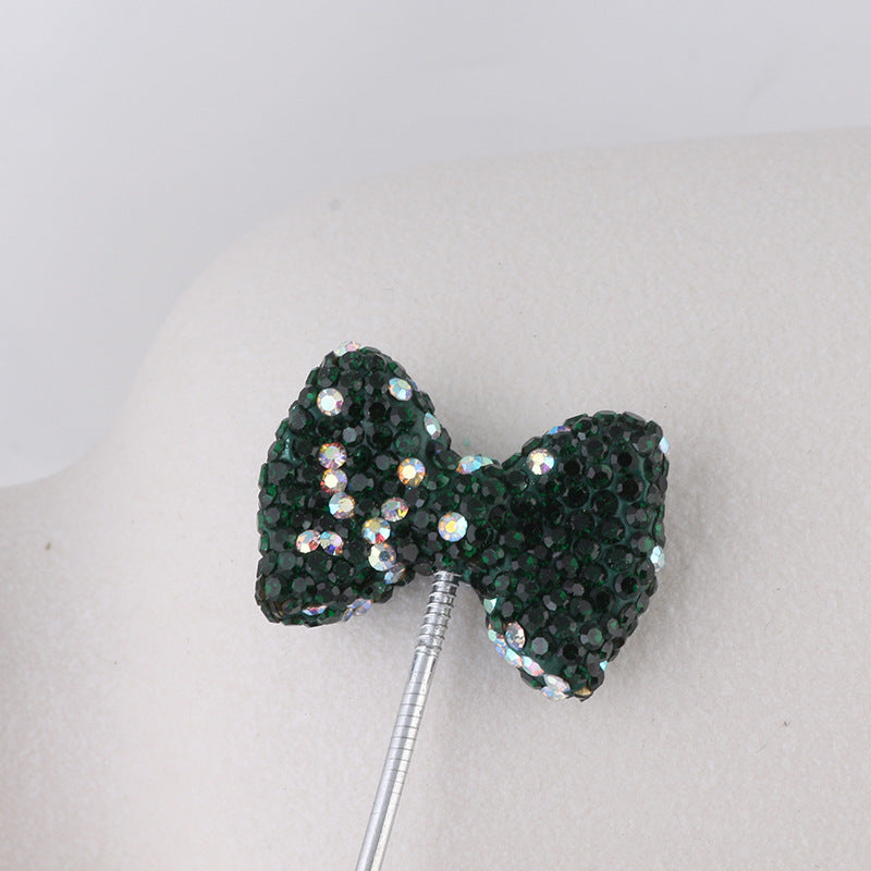 Kimhatter Bow Rhinestone Beads for Beadable Pen 3PCS/BAG (KHR03)