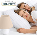 Bedding Bed Pillows for Sleeping Queen Size, 1000 Grams Filled Hotel Quality Cooling Pillows for Side, Back or Stomach Sleepers (White, Set of 2)