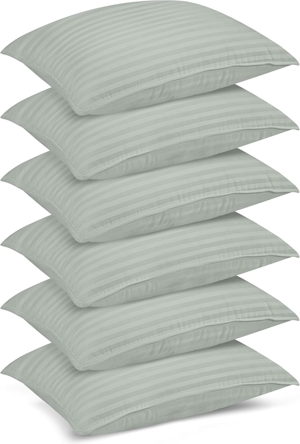 Bedding Bed Pillows for Sleeping Queen Size, 1000 Grams Filled Hotel Quality Cooling Pillows for Side, Back or Stomach Sleepers (White, Set of 2)