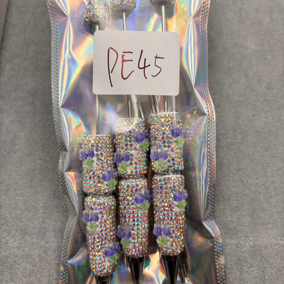 3pcs  Rhinestone Beadable Pens  PE