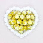 Heavy Duty Polymer Clay Pinecone & Pumpkin Beads with Full Crystal Coverage