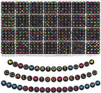 kimhatter 1400 PCS Alphabet Letter Beads Kit – 28 Styles Preppy Friendship Bracelet Beads with Storage Case for DIY Jewelry Making and Crafting