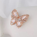 Kimhatter Rainbow Butterfly Polymer Clay Bead with Diamond Ball