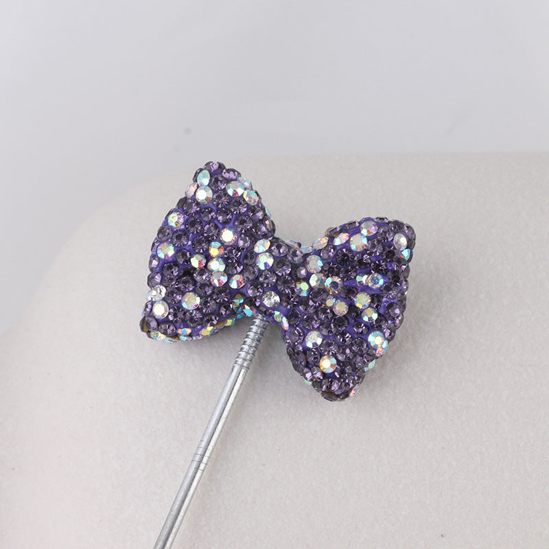 Kimhatter Bow Rhinestone Beads for Beadable Pen 3PCS/BAG (KHR03)