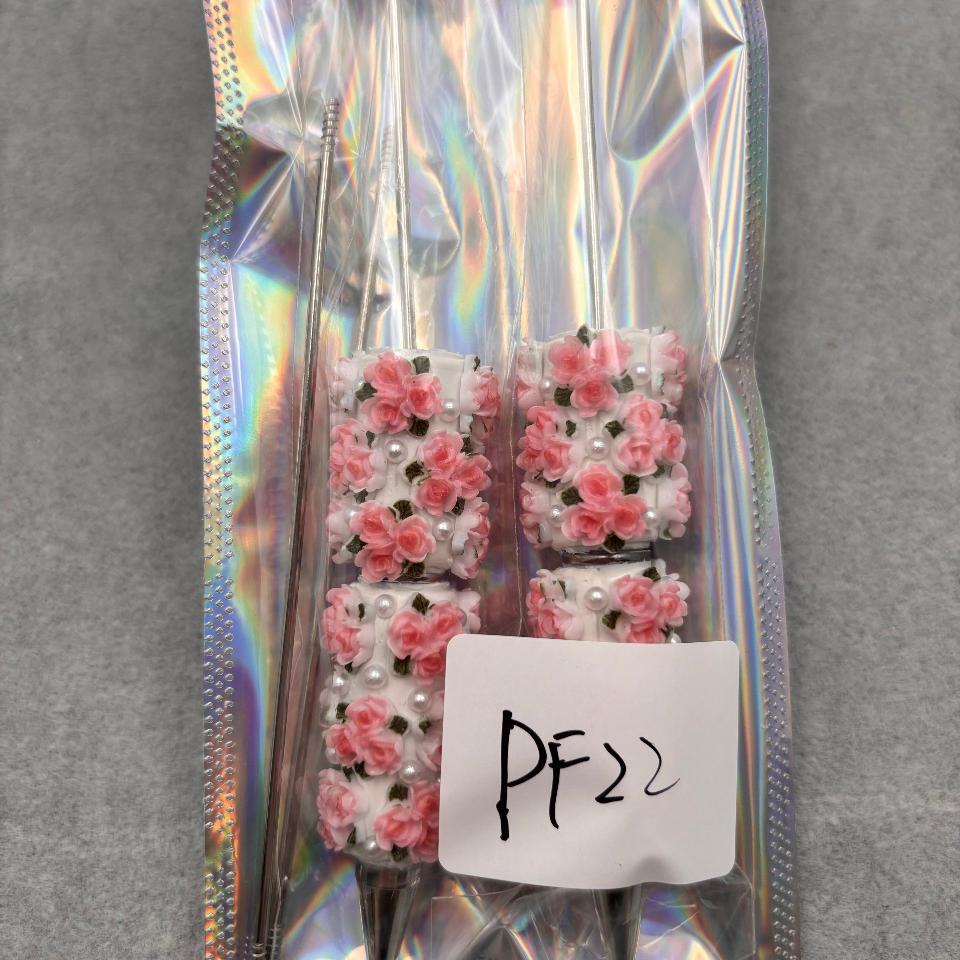 2pcs  Rhinestone Beadable Pens  PF