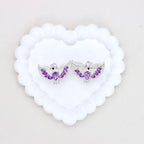 Kimhatter 3D Heart with Large Wings Alloy Bead with Straight Hole