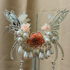 Luxury Oversized Moon Charm Beads, Sparkly Rhinestone Beads for DIY Pens, Jewelry & Crafts
