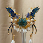 Luxury Oversized Moon Charm Beads, Sparkly Rhinestone Beads for DIY Pens, Jewelry & Crafts