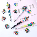 DIY Autism awareness silicone focal beads
