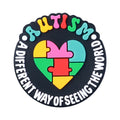 DIY Autism awareness silicone focal beads