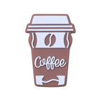 Coffee gum silicone focal beads