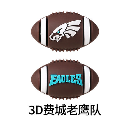NFL Football 3D Silicone DIY Beads