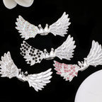 Kimhatter Angel Wing Crown Alloy Bead with Large Hole