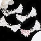 Kimhatter Angel Wing Crown Alloy Bead with Large Hole