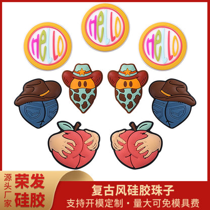 Food-grade silicone focal beads