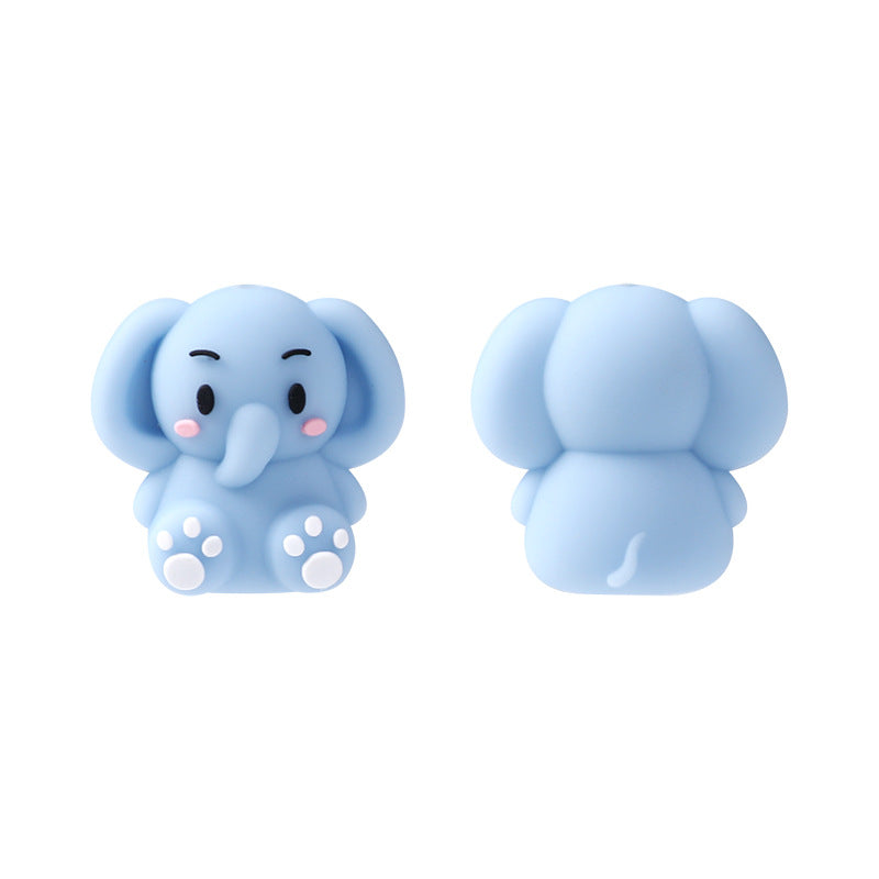 3D Highland cow DIY silicone beads